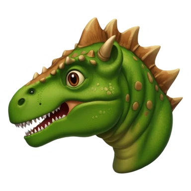 Ein trex  verliebt in einen triceratops  sticker
