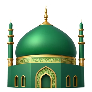 Medina green dome sticker
