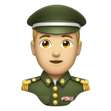 private military rank sticker