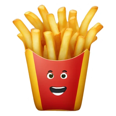 Pack of belgium fries sticker