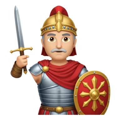 Famoso general cartagines de alto rango de la época púnica, estratega militar muy importante foto del cuerpo entero sticker