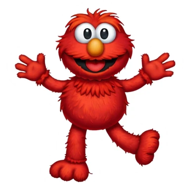 a dirty tickle me elmo sticker