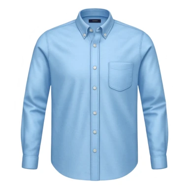 light blue oxford shirt sticker