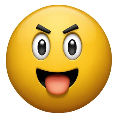 strong pacman seen from the side sticker