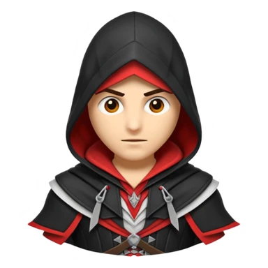 Assassin creed emoji smaler  sticker