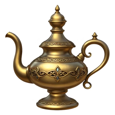 Aladdin lamp sticker