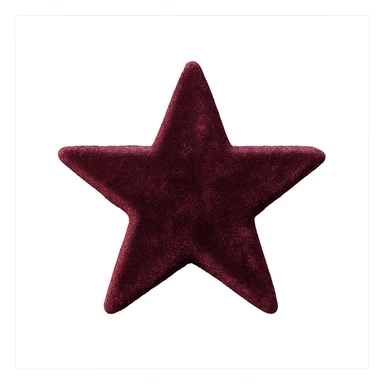 tiny star with a velvet texture, glamorous and stylish sticker