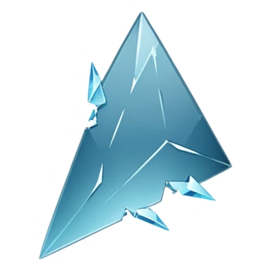 broken glass shard sticker