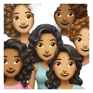 Latina polycule sticker