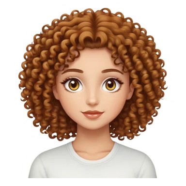 I want a vision wallpaper full of pictures of beautiful curly hair girl with hazel eyes in her feminine energy with good vibes in her new era working differently on herself  sticker