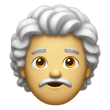Emoji qui pense sticker