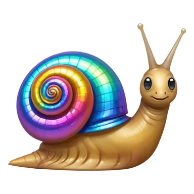 Disco snail sticker