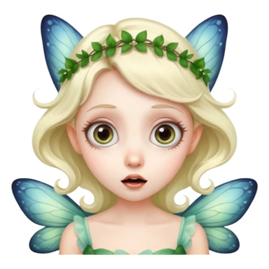surprised fairy sticker