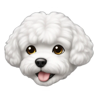 mujer piel blanca congo negro y perro bichon blanco sticker