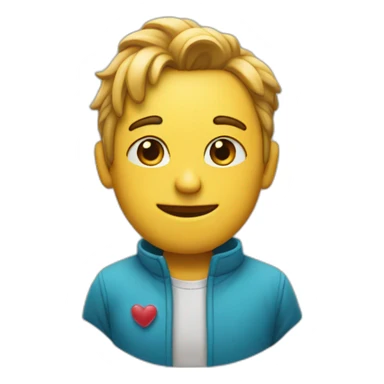 main qui forme un coeur sticker