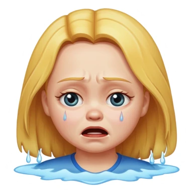 Girl name chucky crying and flooding the place sticker
