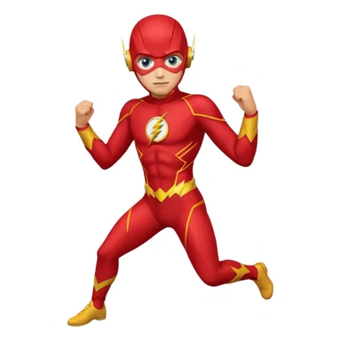 The Flash with blue eyes sticker