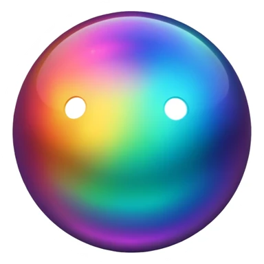 black magic ball sphere sticker