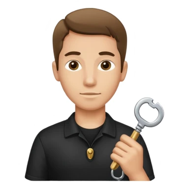 black locksmith sticker