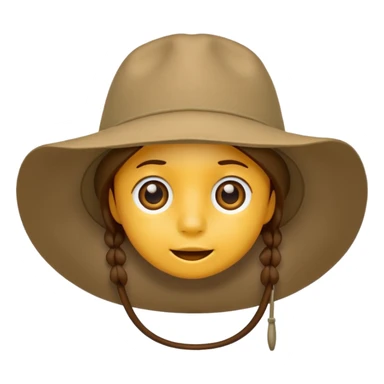 safari hat sticker