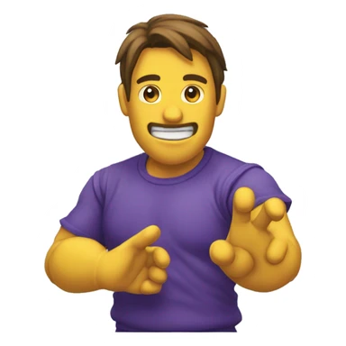 pulgar arriba como gesto de aprobacion sticker