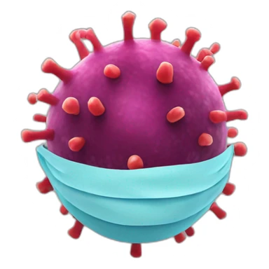 Corona virus sticker