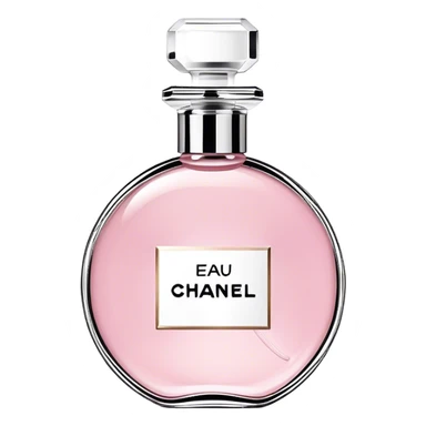 Chanel eau tendre, round bottle sticker