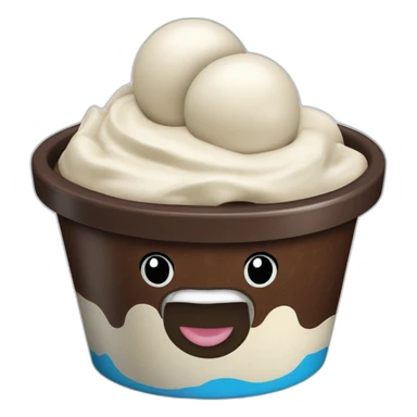 Ben & Jerrys ice cream pint sticker