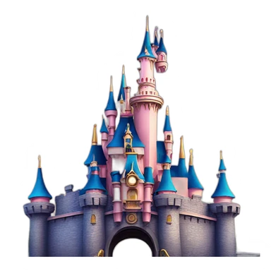 Disneyland Paris castle sticker
