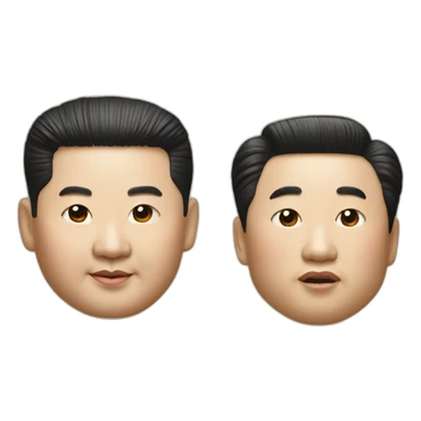 Kim Jong-un xi jinping sticker