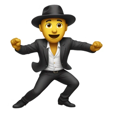 Hombre bailando sticker