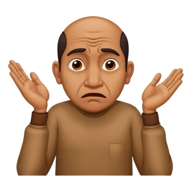 A caricature-style sticker of an Indian man facepalming with frustration but still looking humorous. Add text: ‘Seriously??’ sticker