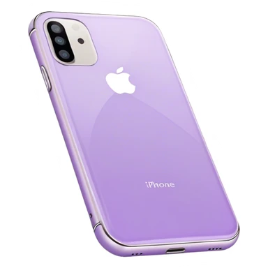 Pastel purple iPhone sticker