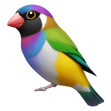 gouldian finch sticker