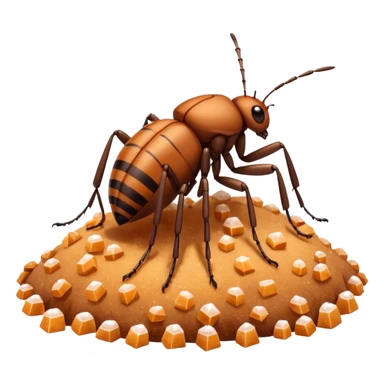 Bug on sugar sticker