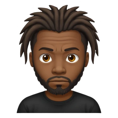 A dread head African American thug  sticker