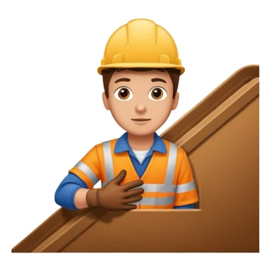 Stair Spotter + gloves. negative : character. sticker