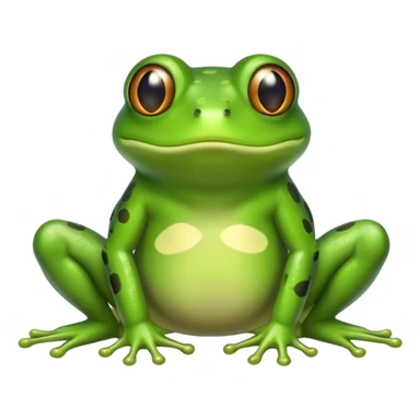 Military frog sticker