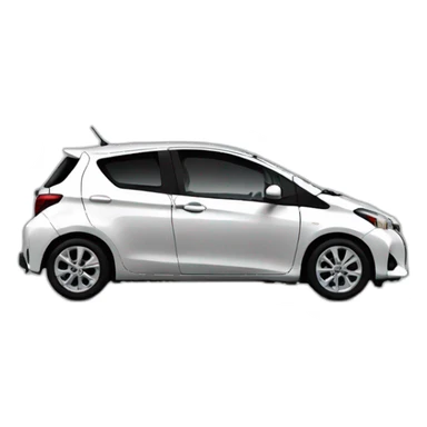 toyota yaris black sticker