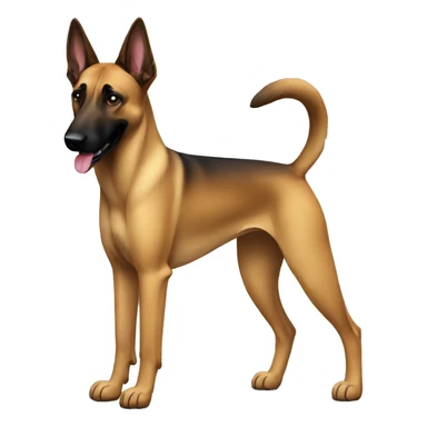 Belgian Malinois Dog Breed Full Body sticker