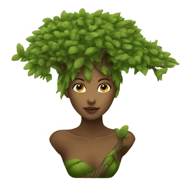 driade tree woman love sticker