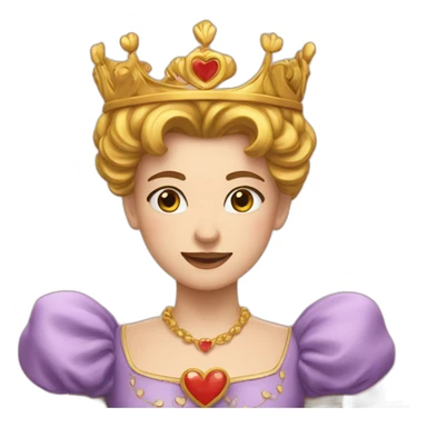 Cœur avec couronnes  sticker