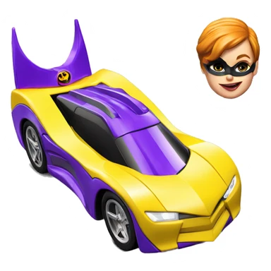   Hot wheel Batgirl rc car sticker