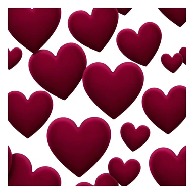 burgundy Valentine sticker