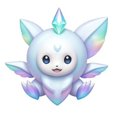  Celestial Iridescent white pale fakemon sticker