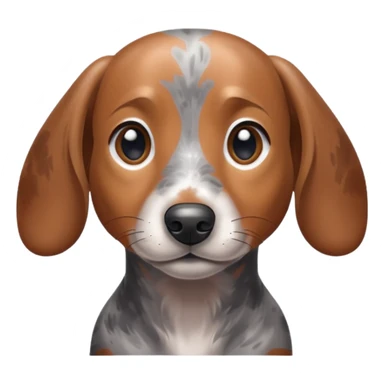 Merle dachshund  sticker