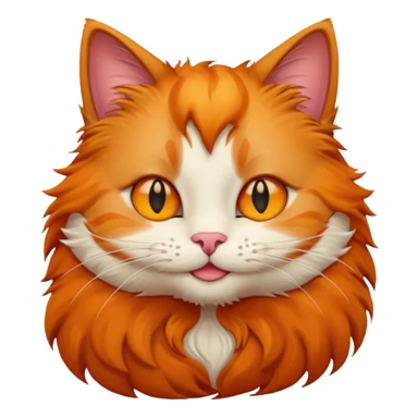 Cat smirking sticker