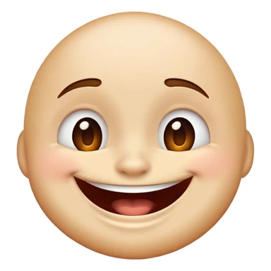 Naughty face laughing  sticker