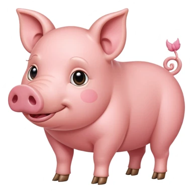 mythical pig sticker