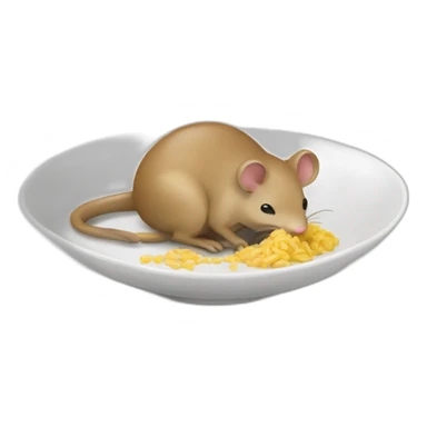 Un chinois qui mange une souris sticker